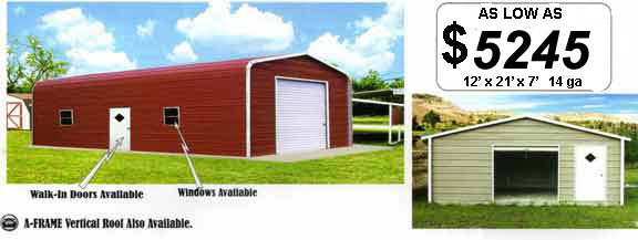 Small Storage Sheds - Other sizes