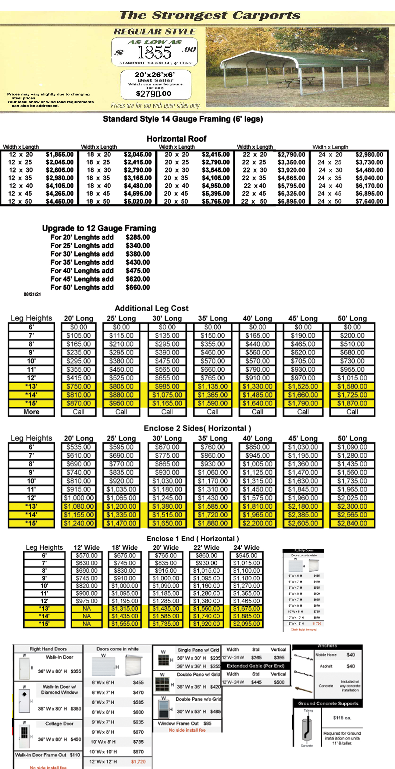 RegulRegular Style Pricing